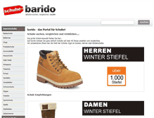 Tablet Screenshot of barido.de